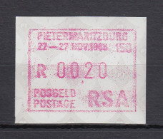 Südafrika FRAMA-Sonder-ATM Pietermaritzburg Aus OA,  Mi.-Nr. 7.2 Wert 00,20 ** - Frama Labels