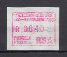 Südafrika FRAMA-Sonder-ATM Pietermaritzburg Aus OA,  Mi.-Nr. 7.2 Wert 00,40 ** - Frankeervignetten (Frama)