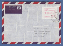 RSA Südafrika FRAMA-ATM Aus OA P.001 Pretoria Wert 00.60 Auf Lp-Brief Nach NZL - Viñetas De Franqueo (Frama)