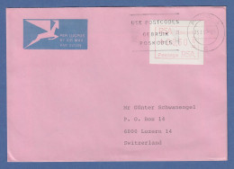 RSA Südafrika FRAMA-ATM Aus OA P.001 Pretoria  00,30 Auf Brief In Die Schweiz - Vignettes D'affranchissement (Frama)