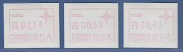 RSA Südafrika FRAMA-ATM  Aut.-Nr. P.005 Satz 14-30-40 ** (VS) - Viñetas De Franqueo (Frama)