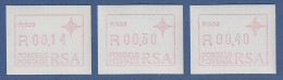 RSA Südafrika FRAMA-ATM  Aut.-Nr. P.009 Satz 14-30-40 ** (VS) - Viñetas De Franqueo (Frama)