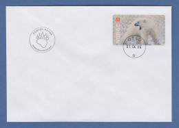 Norwegen 2006 ATM Eisbär Mi.-Nr. 6 Einzelwert 6,50 Auf FDC Mit ET-O OSLO 1.4.06 - Timbres De Distributeurs [ATM]