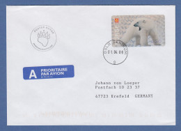 Norwegen 2006 ATM Eisbär Mi.-Nr. 6 Wert 8,50 Auf Gel. A-Post-FDC Nach Deutschl.  - Timbres De Distributeurs [ATM]