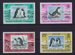 Britische Antarktis 1979 Pinguine Mi.-Nr. 74-77 Postfrisch ** - Sonstige & Ohne Zuordnung