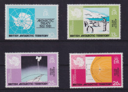 Britische Antarktis 1981 Antarktisvertrag Mi.-Nr. 84-87 Postfrisch ** - Other & Unclassified