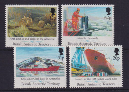 Britische Antarktis 1991 Schiff James Clark Ross Mi.-Nr. 185-188 Postfrisch ** - Autres & Non Classés