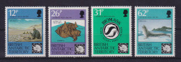 Britische Antarktis 1991 Antarktisvertrag Mi.-Nr. 181-184 Postfrisch ** - Sonstige & Ohne Zuordnung