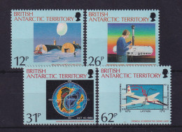 Britische Antarktis 1991 Ozonloch Mi.-Nr. 177-180 Unterrandstücke ** - Sonstige & Ohne Zuordnung