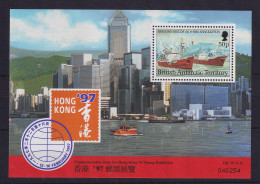 Britische Antarktis 1997 Briefmarkenausstellung HONG KONG Mi.-Nr. Block 5 ** - Otros & Sin Clasificación