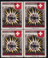 Artillerie 159 Gezähnter Vierer Block  - F.Art.Abt. 22 - Postfrisch/**/MNH - Viñetas