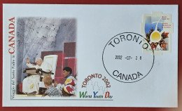 CANADA 2002 TORONTO VISIT POPE JOHN PAUL II WORLD YOUTH DAY VISITE DU PAPE JEAN PAUL II - Cartas & Documentos