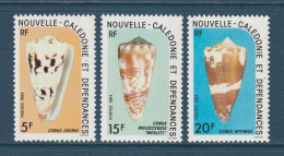 Nouvelle Calédonie - YT N° 481 à 483 ** - Neuf Sans Charnière - 1984 - Neufs