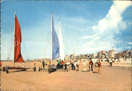 72148210 Segeln Strandsegeln La Panne Segelwagen Strand   - Voile