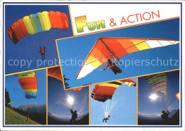 72148204 Drachenflug Gleitschirmfliegen Obertauern  - Parachutespringen