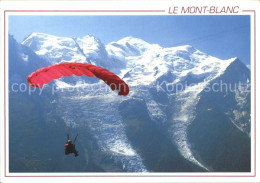 72148200 Fallschirmspringen Mont-Blanc Mont Maudit Aiguille De Gouter   - Parachutting