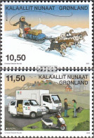 Dänemark - Grönland 632A-633A (kompl.Ausg.) Postfrisch 2013 Postfahrzeuge - Nuevos