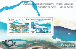 Dänemark - Grönland Block59 (kompl.Ausg.) Postfrisch 2012 Leben Am Meer - Blocks & Sheetlets