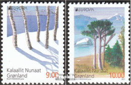 Dänemark - Grönland 578-579 (kompl.Ausg.) Postfrisch 2011 Europa: Der Wald - Ungebraucht