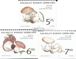 Dänemark - Grönland 434-436 (kompl.Ausg.) Postfrisch 2005 Einheimische Speisepilze - Unused Stamps