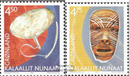 Dänemark - Grönland 379-380 (kompl.Ausg.) Postfrisch 2002 Grönländisches Kulturerbe - Ongebruikt