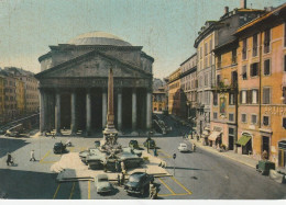 U5251 Roma - Il Pantheon - Auto Cars Voitures / Viaggiata 1966 - Panteón