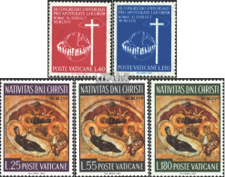 Vatikanstadt 531-532,533-535 (kompl.Ausg.) Postfrisch 1967 Laien, Weihnachten - Unused Stamps