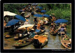 Delcampe - 6-2-2024 (3 X 30) Thailand - Floating Market - Märkte