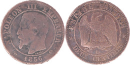 FRANCE - 1856 - DEUX CENTIMES - B - 18-102 - 2 Centimes