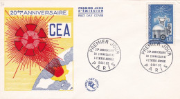 FDC -- 1965 -- 20 Ans Du  CEA (Commisariat à L'énergie Atomique)   ...cachet  PARIS --75 .... - 1960-1969