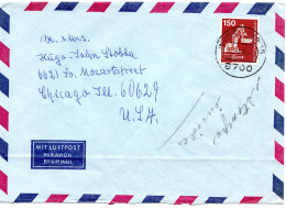 74503 - Bund - 1979 - 150Pfg I&T EF A LpBf WUERZBURG - ... -> Chicago, IL (USA), U Le Querbug - Briefe U. Dokumente
