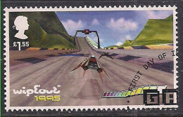 GB 2020 QE2 £1.55 Video Games ' Wipeout 1996 ' Ex Fdc SG 4316 ( L1282 ) - Oblitérés