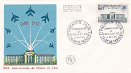 FDC - 1965 -- 30 Ans De L'Ecole De L'Air De Salon ( FAIRE FACE)...cachet  SALON DE PROVENCE -13 - 1960-1969