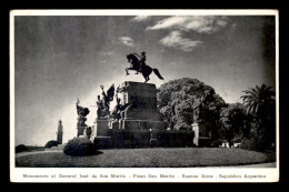 ARGENTINE - BUENOS AIRES - MONUMENTO AL GENERAL JOSE DE SAN MARTIN - Argentine