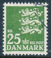 Denmark Danemark Danmark 1962: 25 Kr. Gree Small Arms, Normal Paper, F-VF Used, AFA 402 (DCDK00567) - Usati