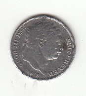 UK 1818 King George 111, Silver Sixpence Good/Fine - Otros & Sin Clasificación