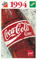 Calendarietto - Coca Cola - Memorabile Club - Anno 1994 - Petit Format : 1991-00