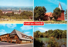 73840573 Hittfeld Panorama Kirche Spielbank Teich Hittfeld - Seevetal