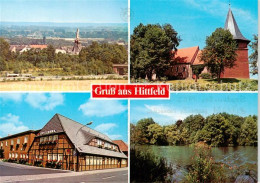 73840572 Hittfeld Panorama Kirche Spielbank Teich Hittfeld - Seevetal