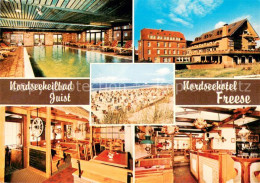 73715543 Juist Nordseebad Nordseehotel Freese Restaurant Hallenbad Strandleben J - Juist