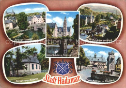 72050289 Hadamar Westerwald Bruecken Vorstadt Schloss Wetterfahne Rathaus Ehrenm - Hadamar