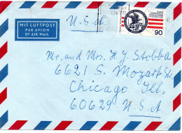 74537 - Berlin - 1978 - 90Pfg US-IHK In Deutschland EF A LpBf BERLIN - ... -> Chicago, IL (USA) - Storia Postale