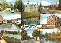 72049070 Ahrensburg Rondeel Strassenpartie Schwimmbad Allee Hochhaus Schloss Mue - Ahrensburg
