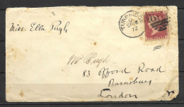 Great Britain Cover 1872 , Tunbridge , London - Brieven En Documenten