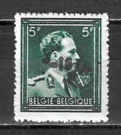 724P**  Leopold III Col Ouvert Surchargé -10% - BRAIVES - MNH** - LOOK!!!! - 1946 -10 %