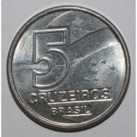 BRÉSIL - KM 618 - 5 CRUZEIROS 1991 - SPL - Brazilië