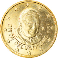 Cité Du Vatican, 50 Euro Cent, 2007, Rome, BU, SPL, Laiton, KM:380 - Vaticano