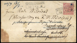 1868, Altdeutschland Norddeutscher Postbezirk, U 1 A A, Brief - Interi Postali