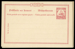 1901, Deutsche Kolonien Karolinen, P 7-10, Brief - Caroline Islands