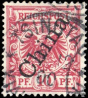 1898, Deutsche Kolonien Kiautschou, Vorläufer, V 3 II, Gest. - Ehemalige Dt. Kolonien